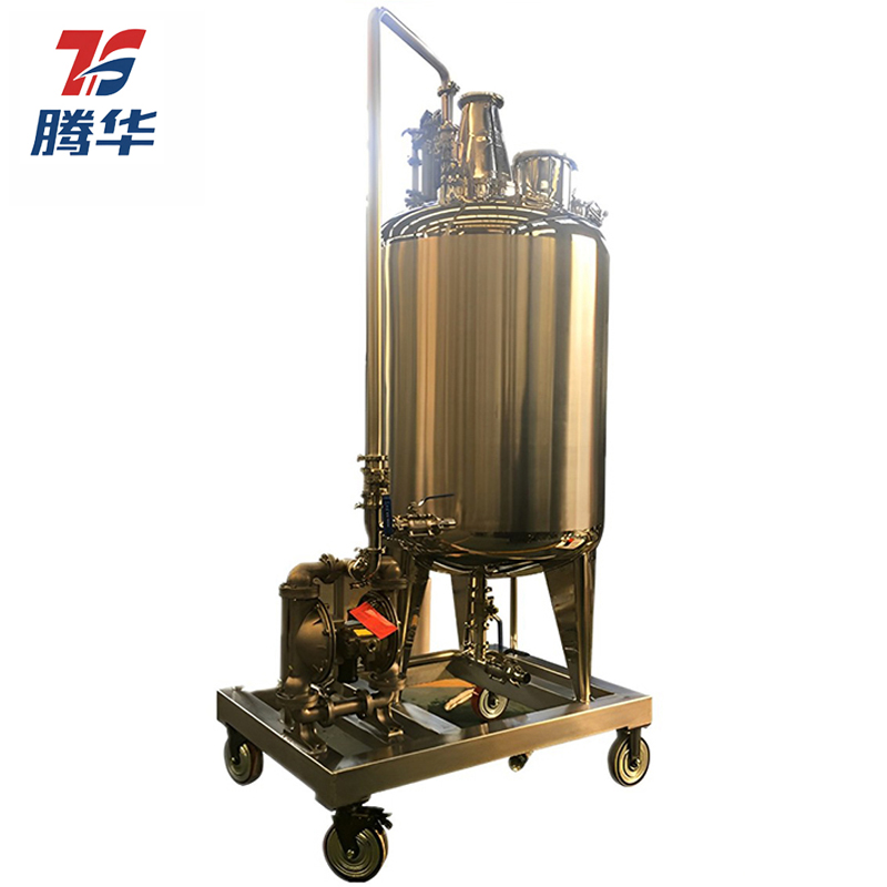 1000L不锈钢防爆罐 移动罐 搅拌罐 配料罐